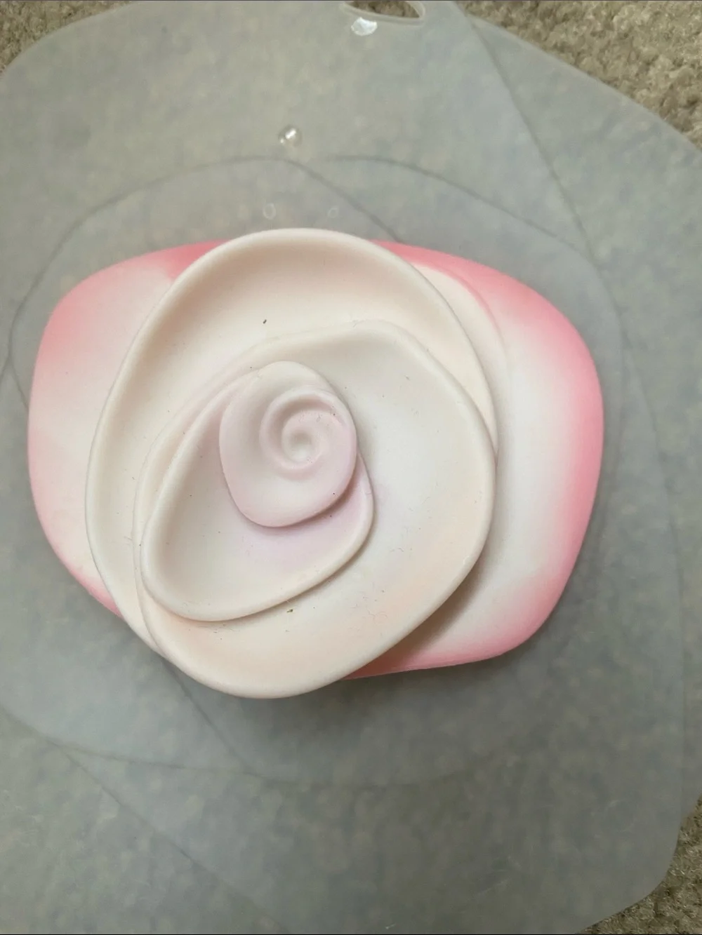 Silicone Rose Cake Mold - Pink